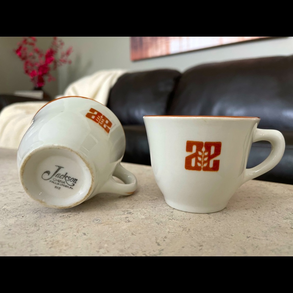 Jackson China Vintage Coffee Mugs
